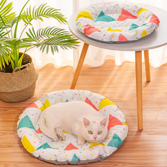 Pet nest gel ice silk mat cooling mat pet