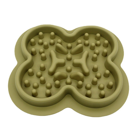 Pet Silicone Slow-feeding Bowl, Non-slip Dog Bowl, Cat Bowl, Pet Supplies