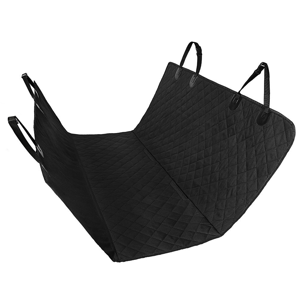 Dog Car Seat Cover Hammock with Mesh & Zipper