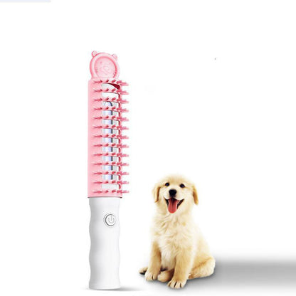 Ozone Pet Grooming Brush with Deodorizing & Shedding Control
