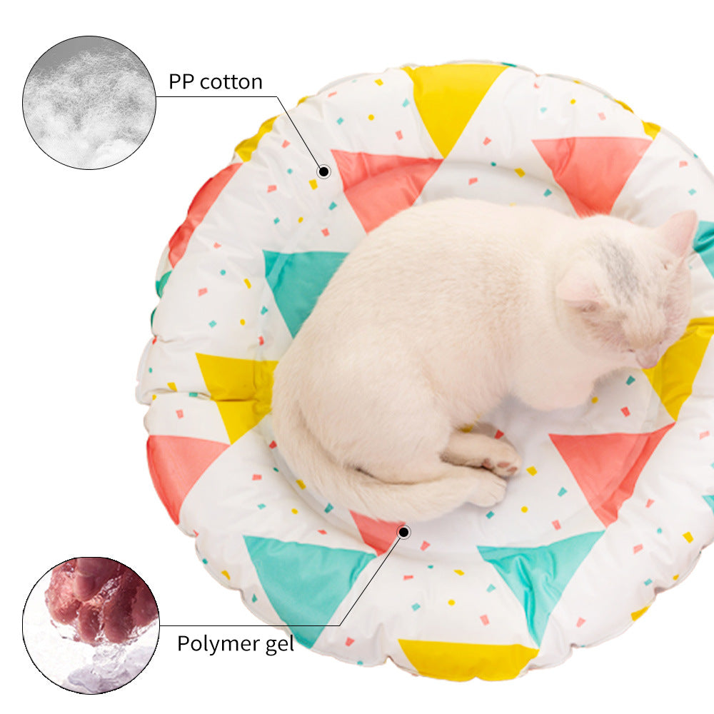 Pet nest gel ice silk mat cooling mat pet