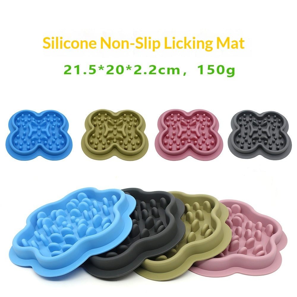 Pet Silicone Slow-feeding Bowl, Non-slip Dog Bowl, Cat Bowl, Pet Supplies