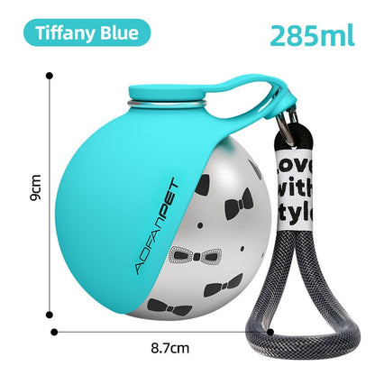 Portable Pet Water Bottle with Bowl for Dogs