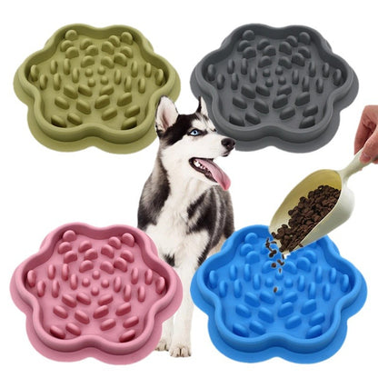 Pet Silicone Slow-feeding Bowl, Non-slip Dog Bowl, Cat Bowl, Pet Supplies