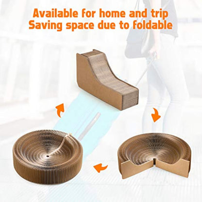 Round Cat Scratcher Lounge Bed