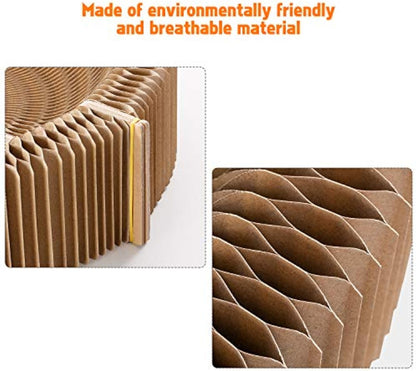Round Cat Scratcher Lounge Bed