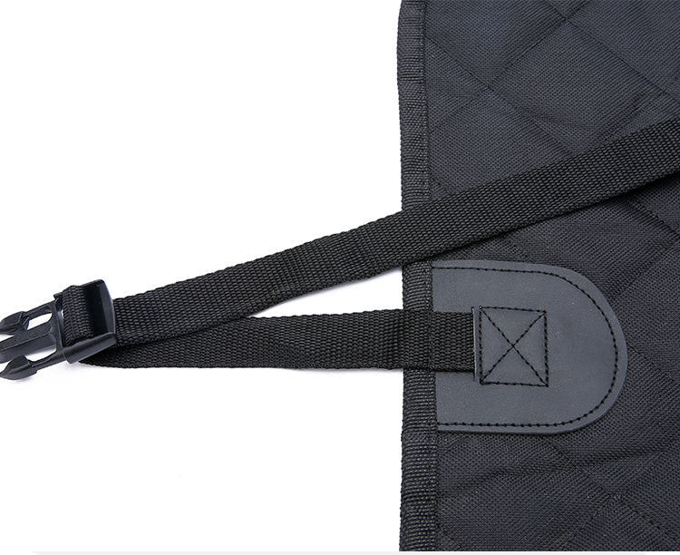 Dog Car Seat Cover Hammock with Mesh & Zipper