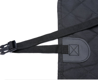 Dog Car Seat Cover Hammock with Mesh & Zipper