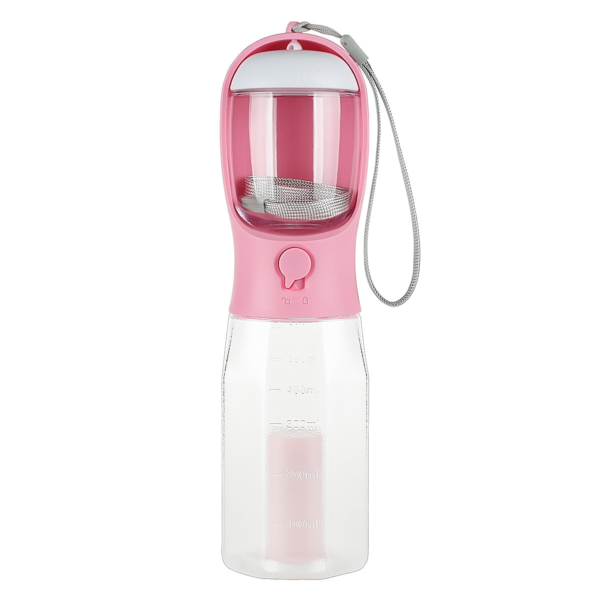 Portable 3-in-1 Pet Water Bottle with Food Feeder & Poop Dispenser, Leak-Proof