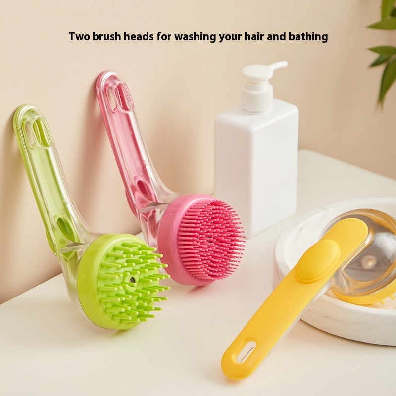 Pet Bath Cleaning Brush with Long Handle