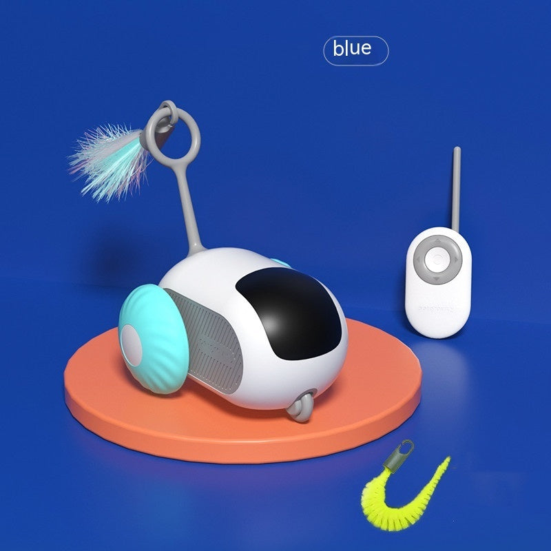 Remote Control Self-Moving Cat Toy Car – USB Rechargeable Interactive Pet Toy