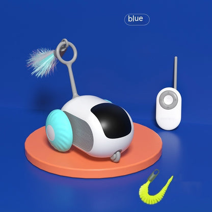 Remote Control Self-Moving Cat Toy Car – USB Rechargeable Interactive Pet Toy