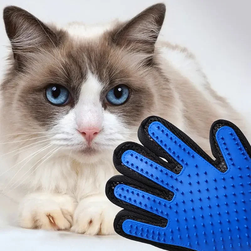 Pet Hair Removal Gloves Comb for Dog Grooming Cats and Dog Massage Bathing Cleaning and Beauty Products Gloves to Bathe Dog Home