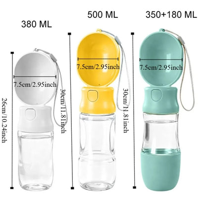 Leak-Proof Dog Water Bottle with Filter