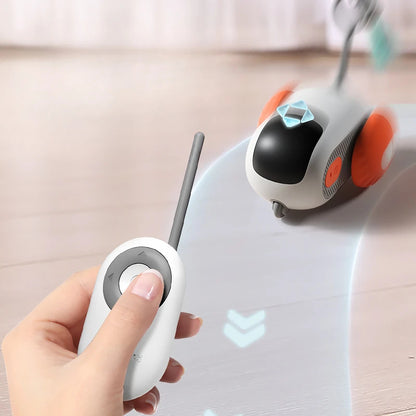 Remote Control Self-Moving Cat Toy Car – USB Rechargeable Interactive Pet Toy