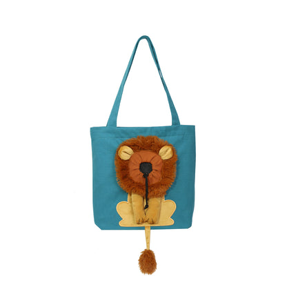 Lion Design Pet Carrier Bag