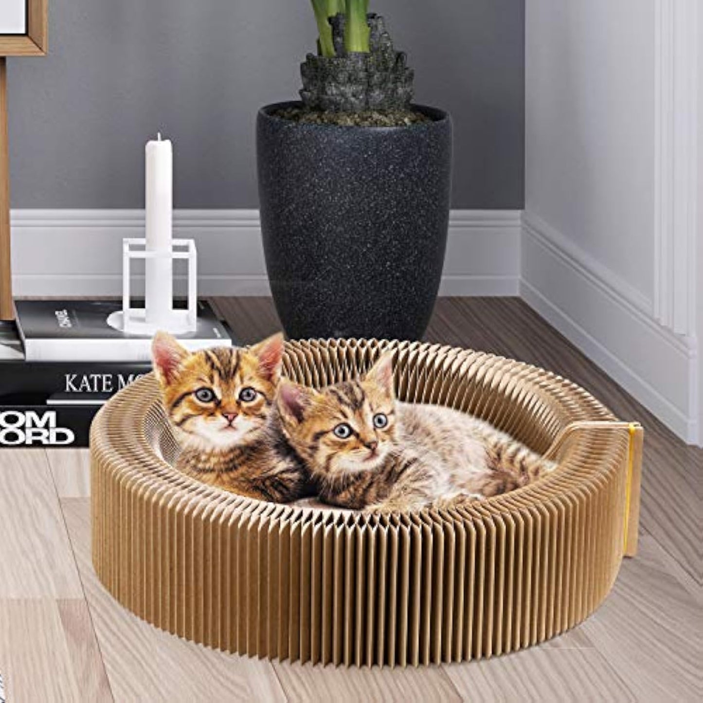 Round Cat Scratcher Lounge Bed