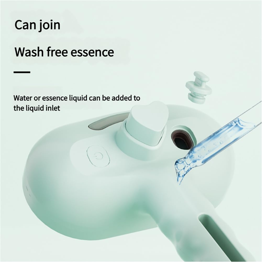 Chevaroo 3-in-1 Self-Cleaning Steam Pet Brush, 360° Rotating Silicone Bristles