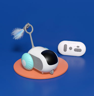 Remote Control Self-Moving Cat Toy Car – USB Rechargeable Interactive Pet Toy