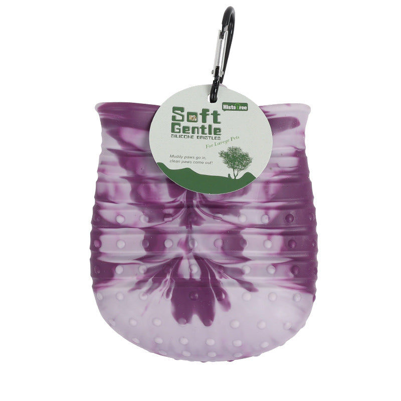 2-in-1 Dog Paw Cleaner Cup with Brush