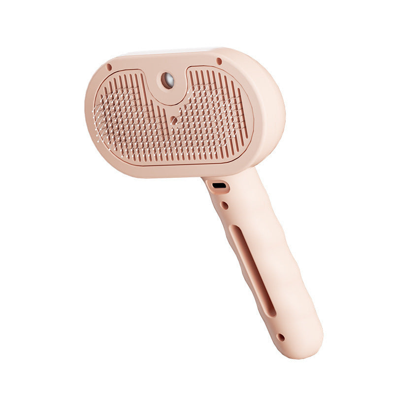 Chevaroo 3-in-1 Self-Cleaning Steam Pet Brush, 360° Rotating Silicone Bristles