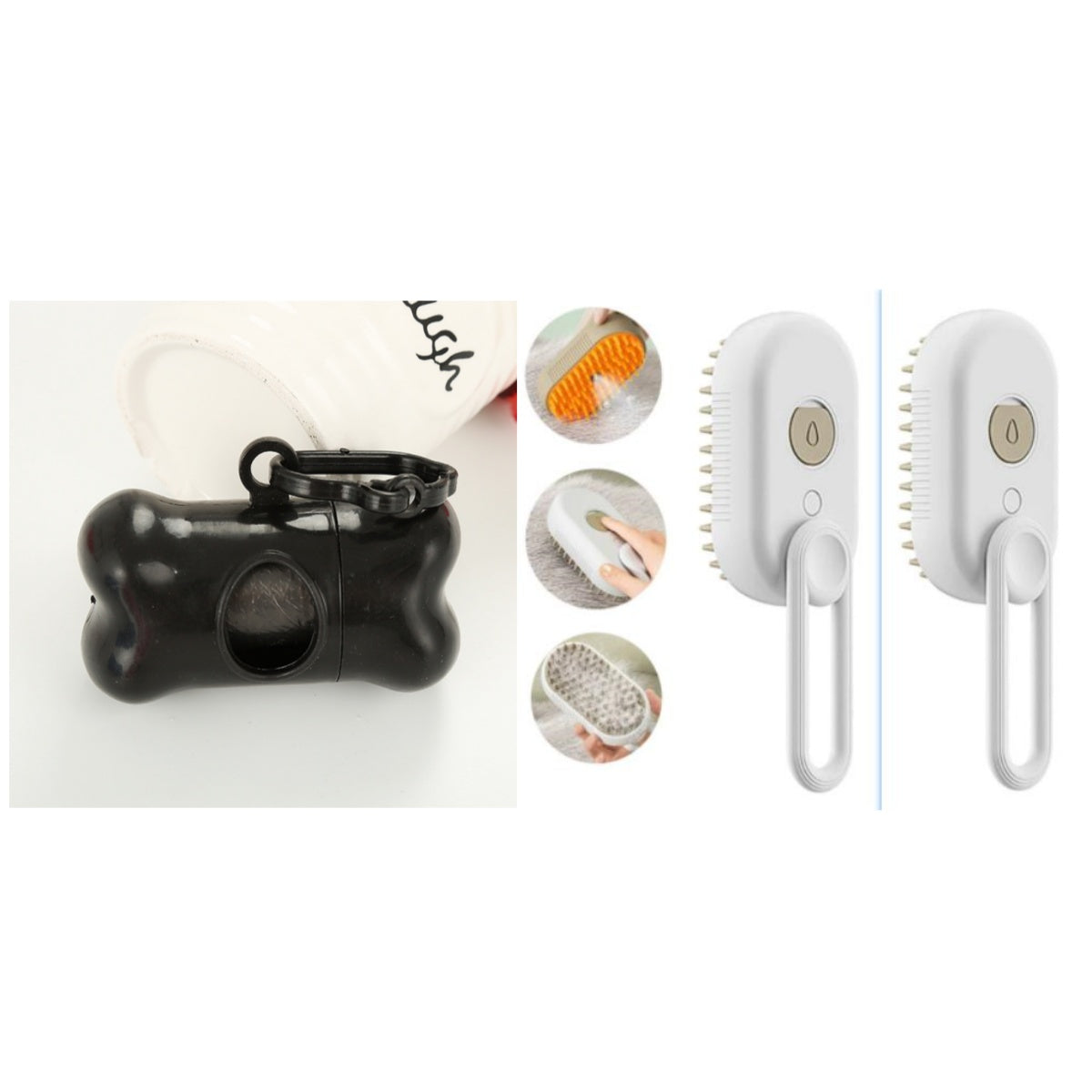 3-in-1 Electric Pet Steam Brush – Groom, Spray & Massage