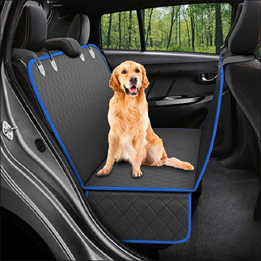 Dog Car Seat Cover Hammock with Mesh & Zipper